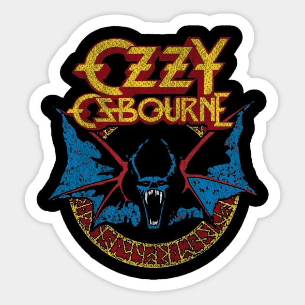 Ozzy Is Bat Sticker by Goat Production